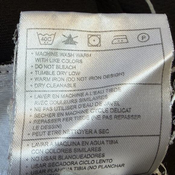 Nike Athletics Pull Over Shirt Mens Size Large Black Long Sleeve Crew Neck Logo - Picture 10 of 10